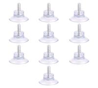 KINMAD 10 Pcs M8x13mm Rubber Strong Suction Cup Screw with 35mm Sucker Hanger Pads for Table Glass Tops