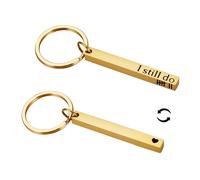 KINMES 7th Anniversary Copper Gifts for Him Her 7 Years Anniversary Wedding Gifts for Husband from Wife, Copper Keychain for 7th Anniversary Couple