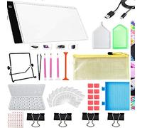 KINMRIS Diamond Painting A4 Led Light Pad Kit,DIY Diamond Painting Accessories,Led Artcraft Tracing Light Table Great for Diamond Painting