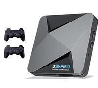 KINMRIS Retro Video Game Console 128G Super Console X2 Pro with 60,000 Video Games 60+ Game Emulators with Two Gamepad Children's Game Box