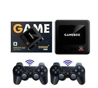 KINMRIS Retro Video Game Console G10 128G Emuelec 4.3&Android 7.1 Dual System Gaming 50Simulators CPU Aigame DDR3 2GB 4K HD Output Game Box, Birthday Gift, Gifts for Kids