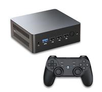 KINMRIS Super Console MP100 Retro Emulator Gaming Console 4K, Windows 11 System, Support TV Output, Plug and Play TV Video Games (Black, Game Console + 1 x Wireless Controller)