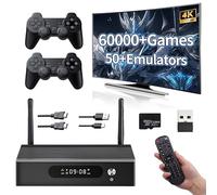 KINMRIS Super Console X3 Pro Retro Video Gaming Console 256GB, Emulator Video Game Console with 70000+ Retro Games 60+ Emulators with EmuELEC4.6 & Android & CoreELEC, 2 Controllers, Support WIFI