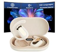 KINMRIS T20 AI Translation Earbuds Real Time, 138 Language Translator Earbuds, 6 Translation Modes, 60H, Bluetooth 5.4, 3-in-1 Translation Headphones Translating Device, for Travel Business Learning
