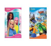 Kinnerton Advent Calendar 2-Pack | Barbie & Hot Wheels Kids Chocolate Advents | 24 Milk Chocolate Treats | Nut Safe, No Artificial Flavours | Official Licensed Designs