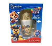 Kinnerton Paw Patrol Easter Egg Snack Set -Bowl and Beaker with Milk Chocolate Egg