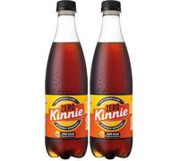 Kinnie Zero Bottle - 12 x 500ml - Mediterranean Bittersweet Orange & Aromatic Herbs Soft Drink - Zero Sugar - Made in Malta (Pack of 2)