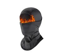 kinoco Ski Mask Balaclava - Windproof Thermal Fleece Face Cover for Cycling, Running, Skiing - Cold Weather Neck Gaiter Black