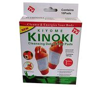 Kinoki Cleansing Detox Foot Pads, Patch Foot Mask, Peeling Sticker, Hallux Valgus Spa, Ion Tourmaline Massage Energizer, (10 units in a Box).