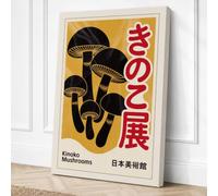 Kinoko Exhibition Poster Canvas Wall Art Print 18x12 Inch (46 x 30 cm)