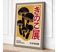 Kinoko Exhibition Poster Canvas Wall Art Print 30x20 Inch (76 x 51 cm)
