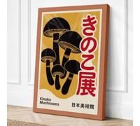 Kinoko Exhibition Poster Canvas Wall Art Print 36x24 Inch (91 x 61 cm)