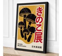 Kinoko Exhibition Poster Canvas Wall Art Print 36x24 Inch (91 x 61 cm)