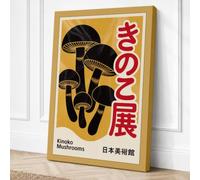 Kinoko Exhibition Poster Canvas Wall Art Print 36x24 Inch (91 x 61 cm)