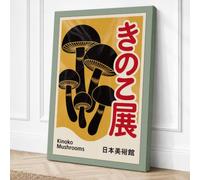 Kinoko Exhibition Poster Canvas Wall Art Print 36x24 Inch (91 x 61 cm)