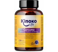 Kinoko Life Turmeric 95% Ginger Black Pepper Boswellia 120 Capsules