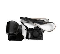 kinokoo Case for Fujifilm X-T30 III X-T30 II X-T30 X-T20 X-T10 Camera with 16-50mm -18-55mm Lens, PU Leather Fuji XT30 III/XT30 II/XT30/XT20/XT10 Protective Case with Shoulder Strap - Black