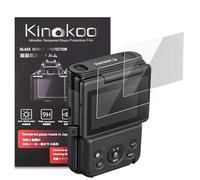kinokoo Screen Protector for Canon Vlog PowerShot V10 camera, 0.25mm 9H Hardness Tempered Glass Film for Canon V10 camera - Bubble Free& Anti-Scratch&Anti-Finger Print (2 Pack)