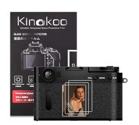 kinokoo Screen Protector for Fujifilm X-Half Camera - 0.25mm 9H Hardness Fuji X Half Compact Mirrorless Camera Tempered Glass Film - Bubble Free & Anti-Scratch Easy Installation(3 Packs)