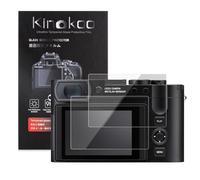 kinokoo Screen Protector for Leica Q3 Q2 Camera, 0.25 mm 9H Hardness Q2 Q3 LCD Tempered Glass Film with High Clarity - Bubble-free & Anti-Scratch(2 pack)