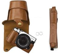 kinokoo X-A3/X-A5 /X-A7/X-A10 Case PU Leather Camera Case for Fuji X-A3/X-A5 /X-A7/X-A10 with 16-50mm Lens Camera and Adjustable Shoulder Strap (Brown)