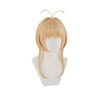 Kinomoto Sakura CardCaptor Cosplay Wig Women Brown 30cm Synthetic Hair Anime Card Captor Sakura Cosplay Wig CardCaptor
