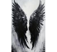 Kinooge 5D Diamond Painting Kits Angel Wings, Digital Drawing Kits, Diamond Art Accessories, Full Square Drill, DIY Arts Craft Supply for Adults, Children's, Home Wall Decoration Gifts 8x12in R-439