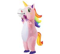 KINQUINN Unicorn Inflatable Costume Full Body Air Blow-up Deluxe Halloween Costume - Adult Size
