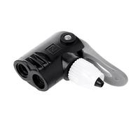 KINRADE Bike Bicycle Pump Nozzle Valve Connector Adapter Dual Head Pumping Parts Tools