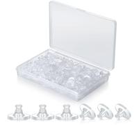 Kinretixia 100 Pieces Earring Closure, Premium Plastic Earring Backs Replacement For Stud Earrings, Hypoallergenic And Comfortable, Ideal Safety Closures For Earrings