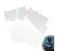 Kinretixia 3 Pieces Car Camera Accessories - Static Stickers, Antistatic Films for Clear View on the Windscreen - Compatible with Dashcams (8 x 6 cm)