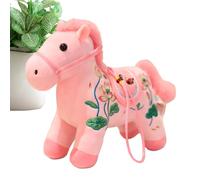 kinrguiyuez 2026 Year Of The Horse Mascot Plush ponys Ornament- Cute Chinese Style, Chinese New Year Horse Plush Toy Pendant For Home Decoration, giftss, Indoor And Outdoor Hanging Ornaments