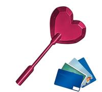 kinrguiyuez 3D Printed Wand taps to Pay, Starlight Magic-Wand Contactless Payment Card Holder, taps to Pay Wands,Pays with Heart Design,for Raves Parties Supermarket Store Coffee Shop Public