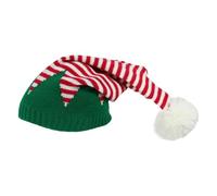 kinrguiyuez Christmas Knitted Hat - Winter Santa Hats for Men - Comfortable Colorful Knitted Beanie Festive Design for Outdoor Cold Weather Accessories Women Girl Boy Eve Activities Gatherings
