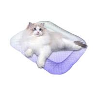 kinrguiyuez Dog Cooling Mat, Dog Cooling Crate Pad, Portable Pet Accessories for Heat Dissipation Resting Napping Sleeping Relaxation