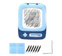 kinrguiyuez Drawing Tablet for Kids - Graffiti Drawing Board Cartoon Doodle Pad | Shape Educational Toy Puzzle Writing Tablet for Party & Toddler