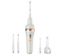 kinrguiyuez Electric Ear Cleaner, Ear Cleaning Pick Tool, Reusable Portable Wax Removal with LED Light for Children Adults Travel Care
