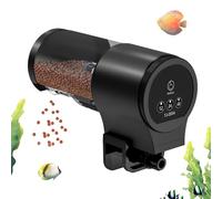 kinrguiyuez Fish Feeder for Aquarium - Fish Tank Automatic Manual Feeder | 100ml Household Food Dispenser with 12H 24H 48H Timer for Guppy Koi Cichlid Turtle Betta Shrimp Tetra