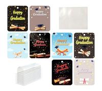 kinrguiyuez Graduation Cash Holder - Decoration Card Money Clip Wallets | Creative Congrats Grad Keepsake for Her Him Daughter Son Students