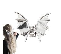kinrguiyuez Halloween Hair Clips,Bat Wing Thin Hair Clamp | Decorative Non-Slip Gothic Claw Clip for Women Halloween Holiday Theme Parties Cosplay Masquerade