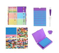 kinrguiyuez Rhinestone Art Storage | Rhinestone Art Trays and Painting Storage - Gem Accessories Boxes Organizers Trays Stand for Adults Men Women Girls Youth Teens