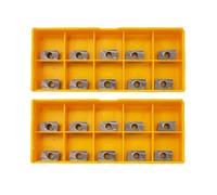 KinRite 20pcs Indexable Face Milling Inserts APMT1135PDER-H2 Carbide Replacement Inserts for End Mill Tool Holders Boring Bar Inserts Rough Turning Stainless Steel (APMT1135PDER Inserts)