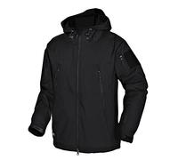 KINROCO Tactical Jacket Mens Waterproof Winter Work Jacket Softshell Fleece Jacket with Hood Hunting Jacket(Size:4XL,Color:Black)