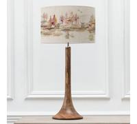 Kinross Tall Table Lamp With Caledonian Forest Eva Lampshade Voyage Maison Brown One Size