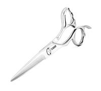 Kinsaro Hair Shears left hand 5.5 Inch Hair Scissors for Left Hand Hair Cutting Scissors Lefty Barber Shears Left Handed