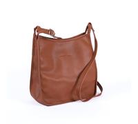 Kinsey Rhea Diana Concealed Carry Purse, Black Leather, Brown