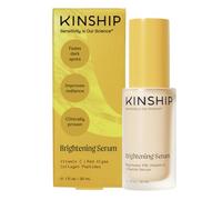 Kinship Brightwave 10% Vitamin C + Peptide Serum - Fade Dark Spots, Reduces Fine Lines and Frizes, Bright, Plump & Smooth Face, Vegan Collagen, Anti-Ageing Skincare - All Skin Types (1 fl oz)