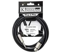 Kinsman Deluxe Mono Microphone Cable ~ 10ft/3m
