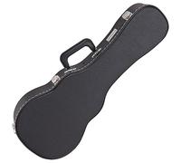 Kinsman KUC12 Regular Hardshell Concert Ukulele Guitar Case - Black