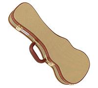 Kinsman KUX10 Soprano Deluxe Ukulele Wooden Case with Tweed Covering